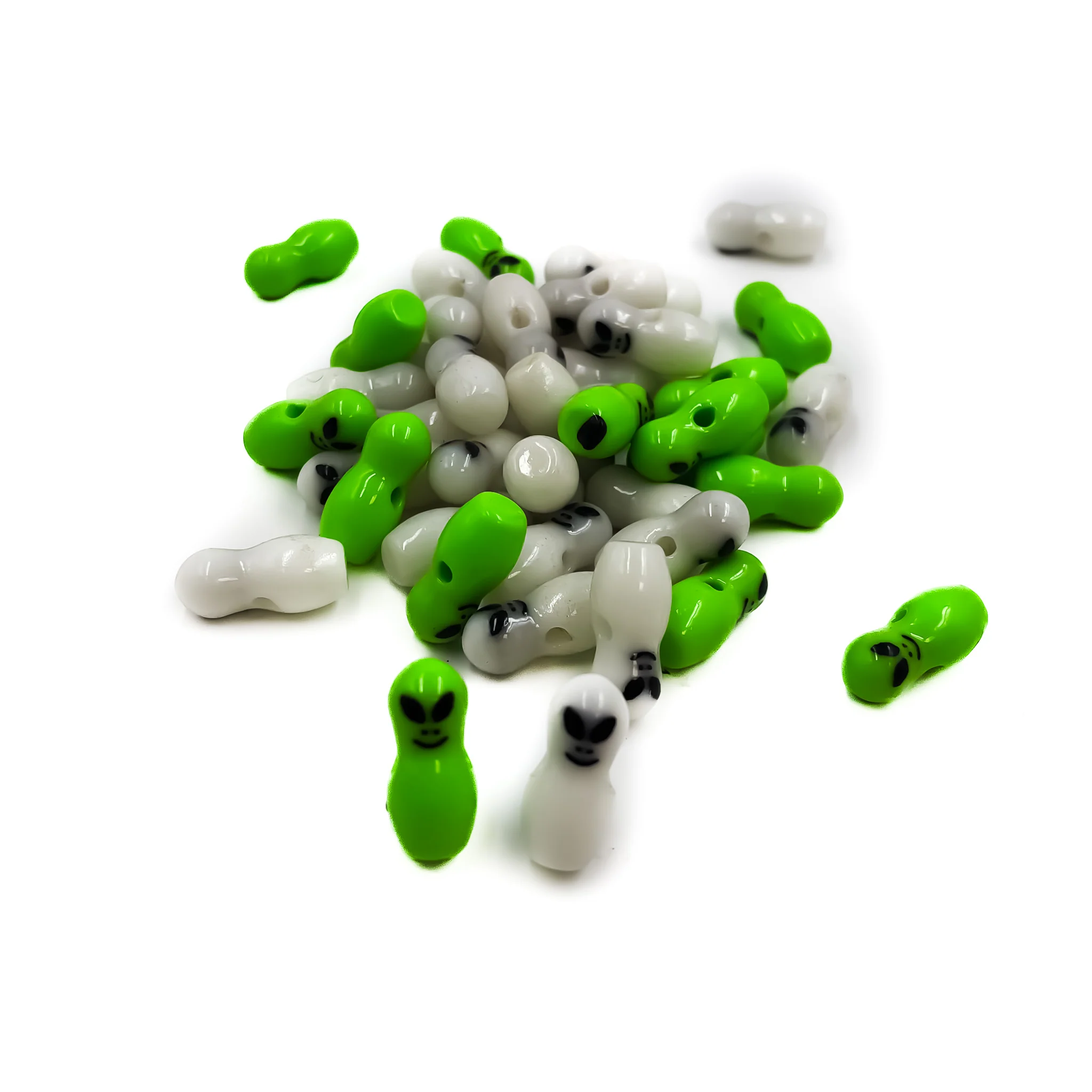 Alien Bowling Pin Custom Beads - Image 2