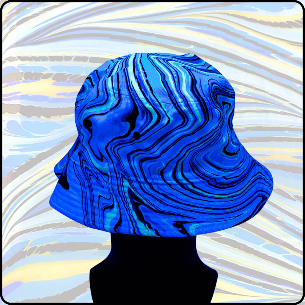Beach Please UV Hydro-Dipped Bucket Hat - Image 6