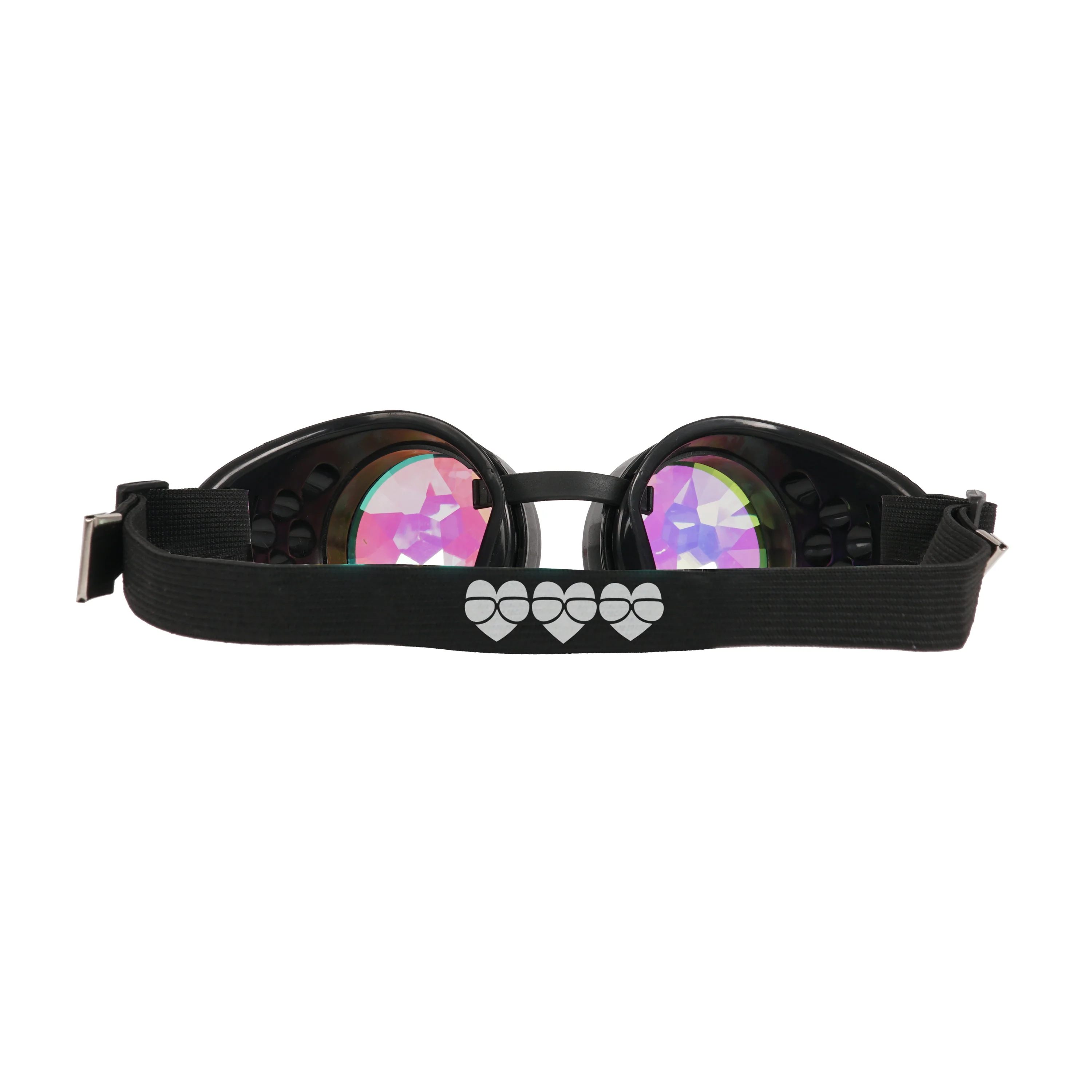 Black Kaleidoscope Round Goggles - Image 3