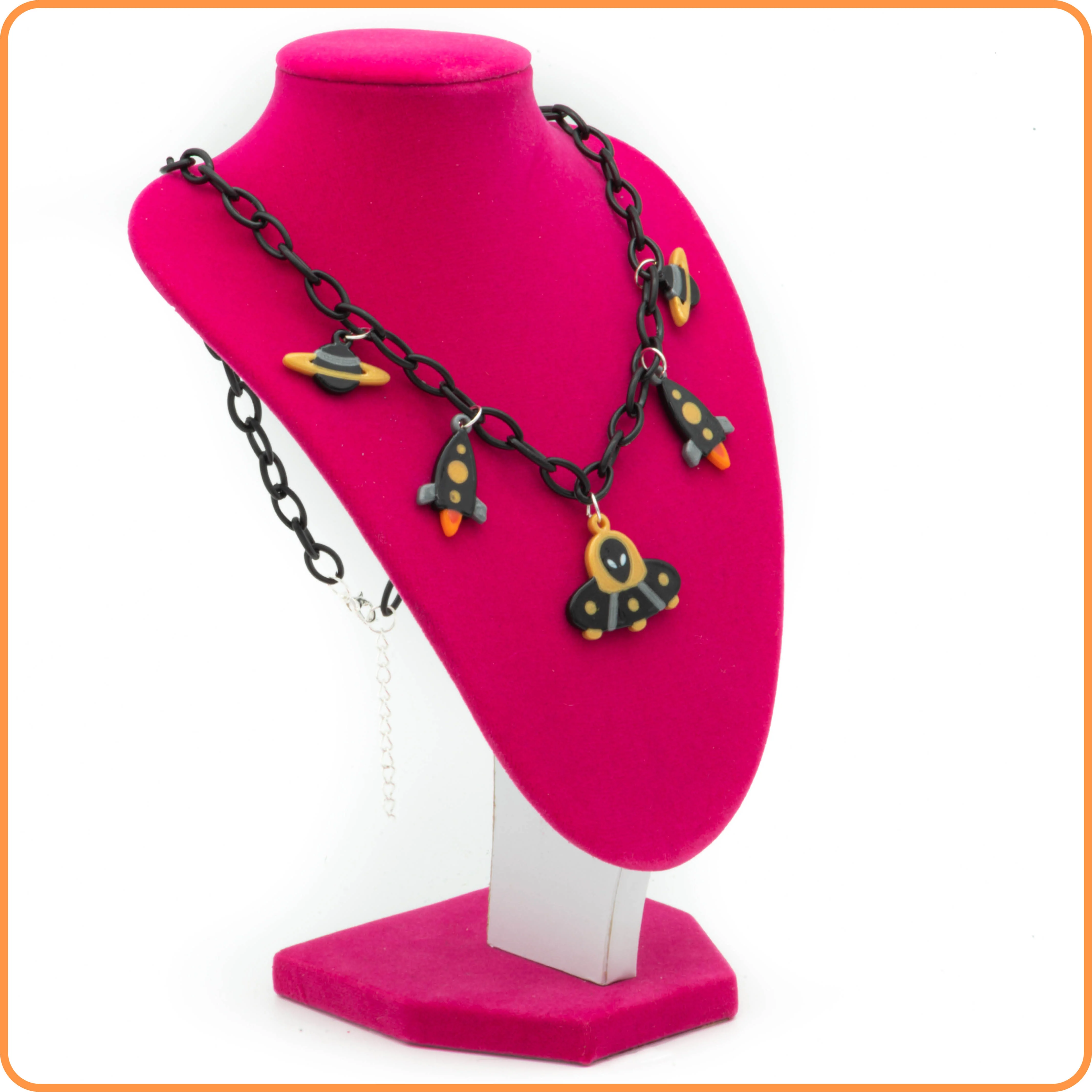 Black Space Vibes Necklace - Image 3