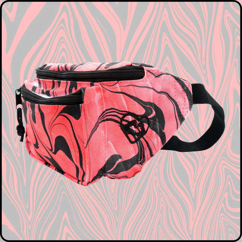 Blood Lines RGB Hydro-Dipped Fanny Pack - Image 2