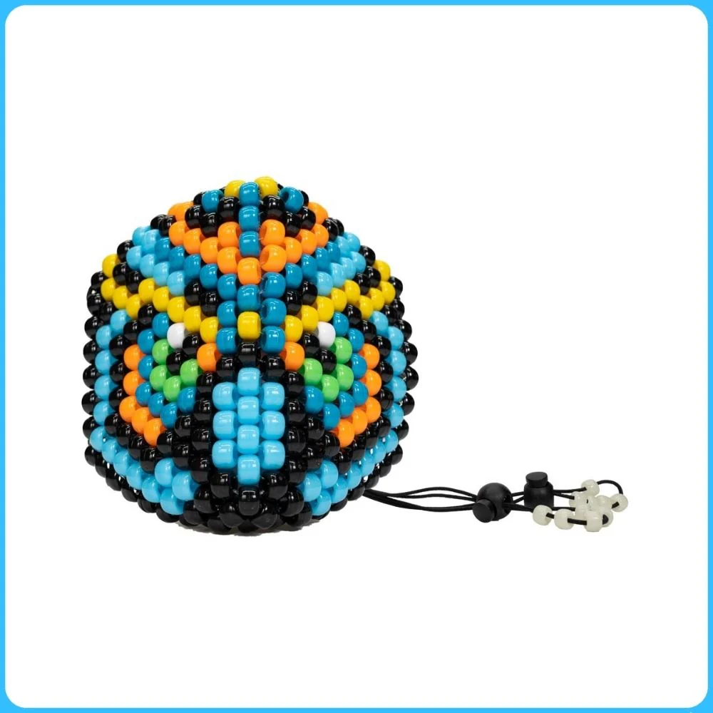 Blue Mystical Owl Surgical Kandi Mask - Image 3