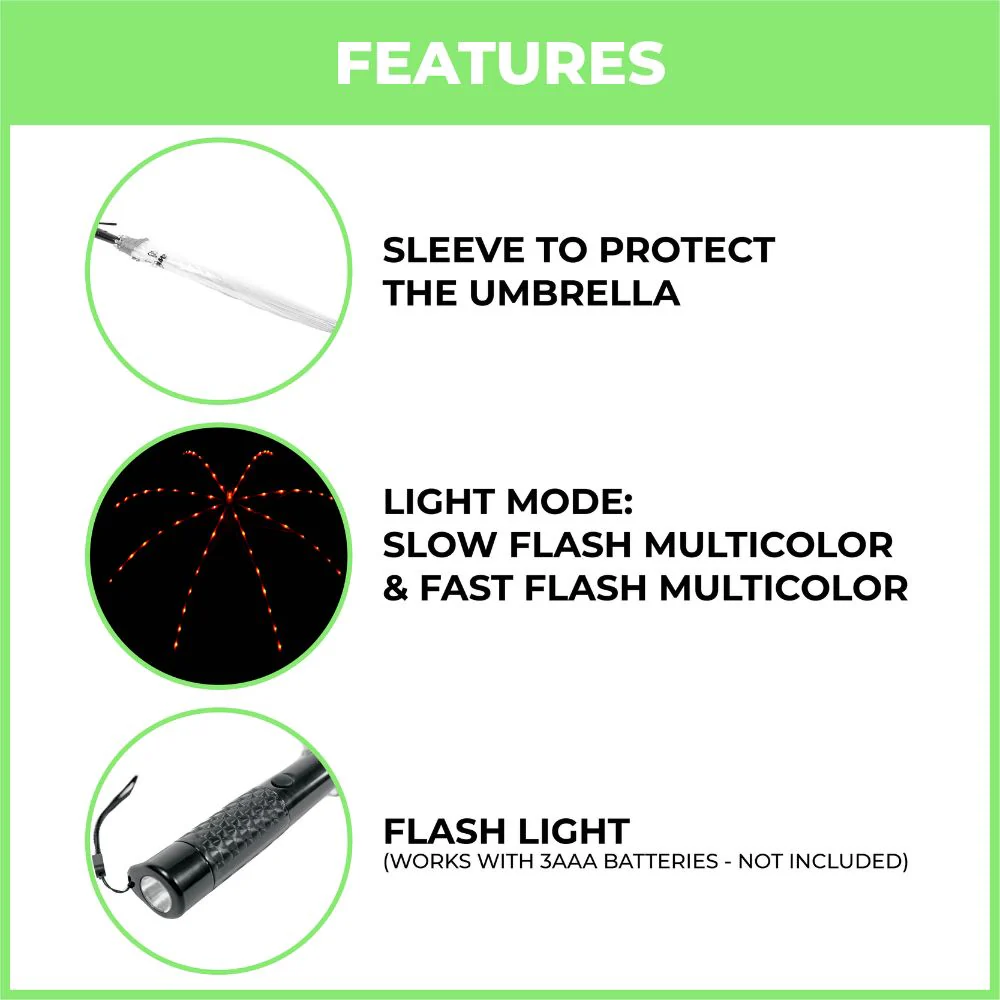 Clear LED Umbrella - Image 4