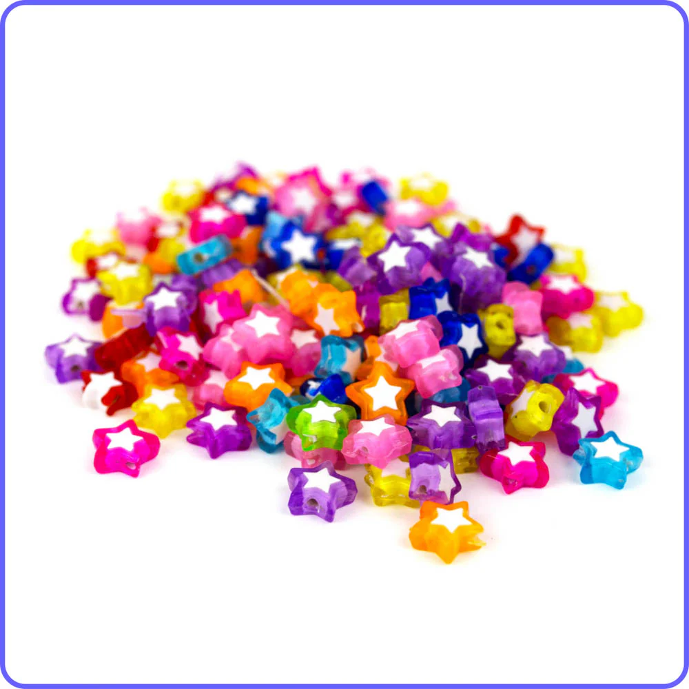 Electric Star Beads - 125/Pack - Image 2
