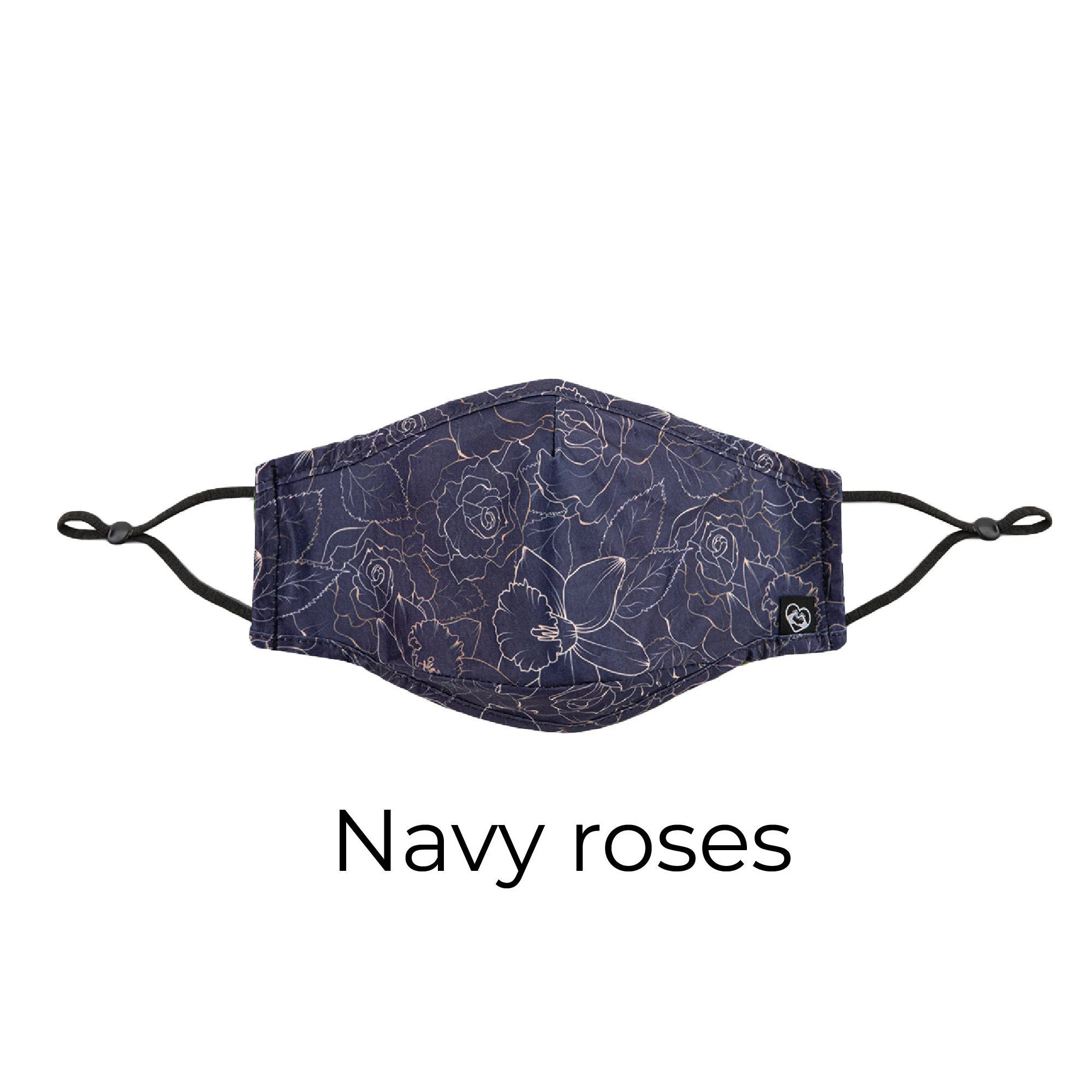Cute Flower Face Masks - Filter Pocket, Nose Wire, Washable, Breathable and Adjustable Face Mask For Adults. Gift For Her - Image 3