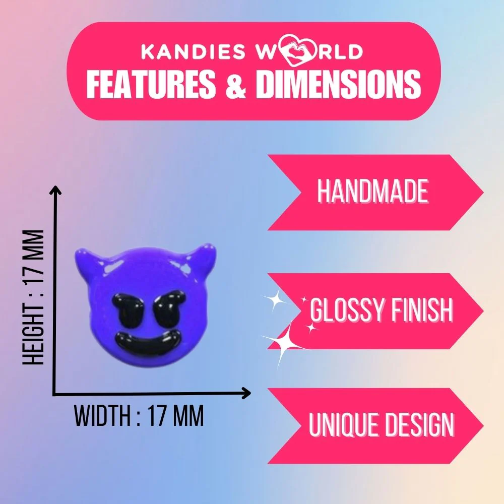 Devil Emoji Custom Beads - Image 3