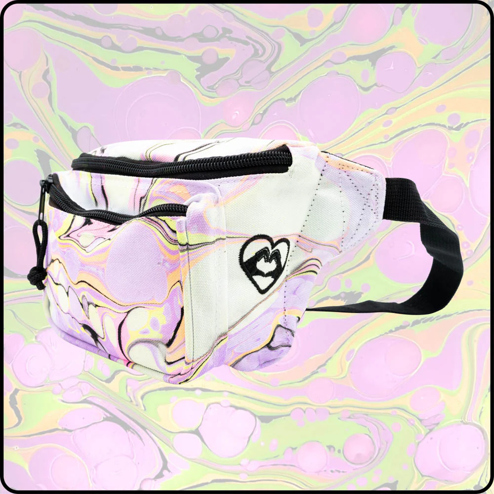 Disco Kitty UV Hydro-Dipped Fanny Pack - Image 3