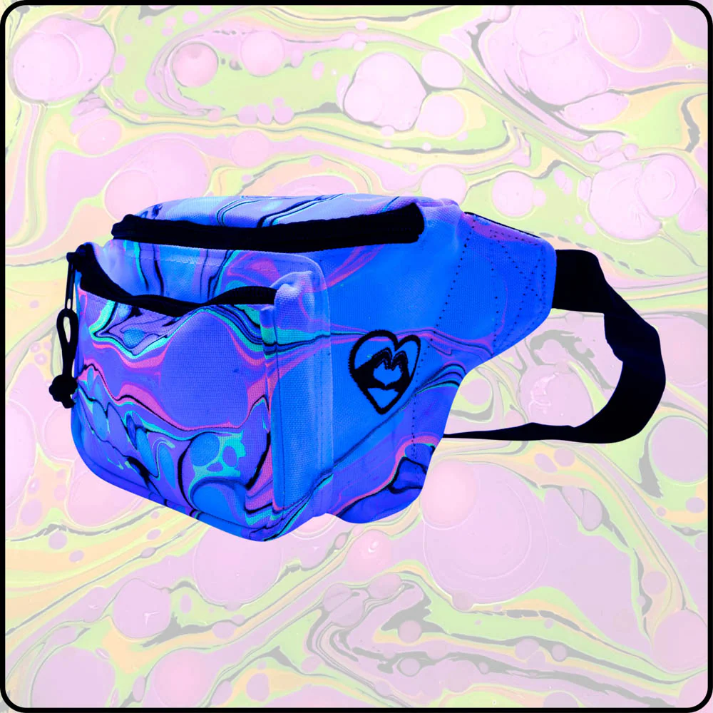 Disco Kitty UV Hydro-Dipped Fanny Pack - Image 4