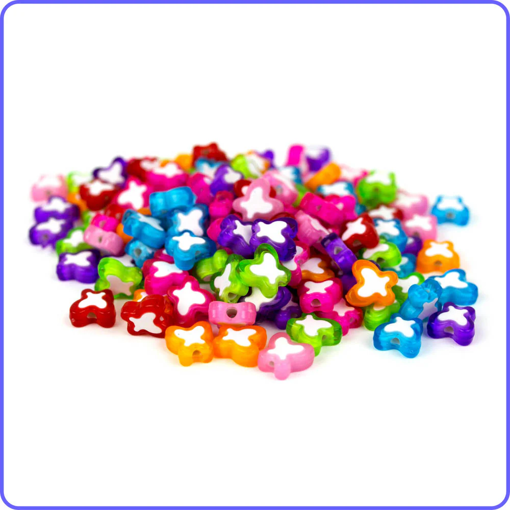 Electric Butterfly Beads - 125/Pack - Image 2
