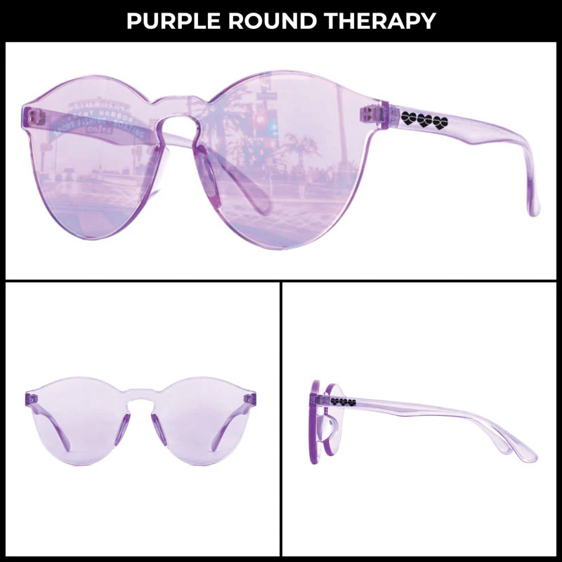 Eye Love Shadez | Round Color Therapy Sunglasses - Image 10