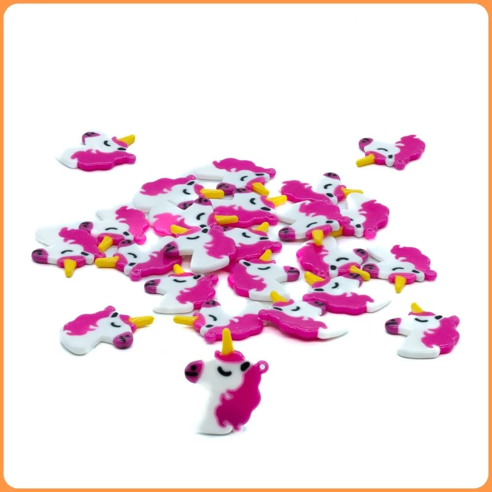 Fuchsia Unicorn Custom Charms - Image 2