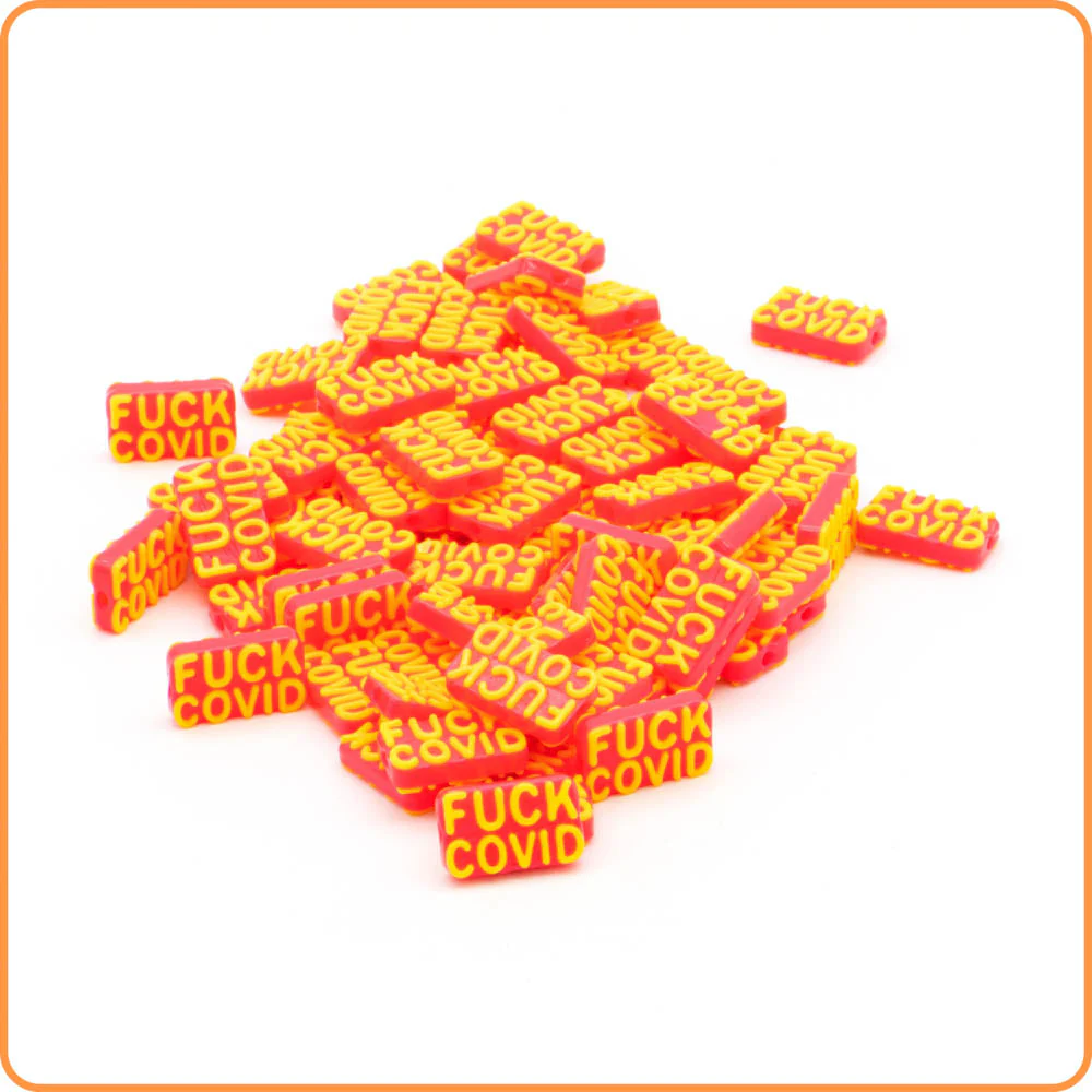 Fuck Covid Custom Beads - Image 3