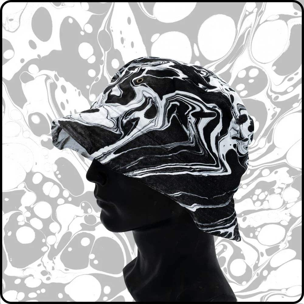Ghosted RGB Hydro-Dipped Bucket Hat - Image 2