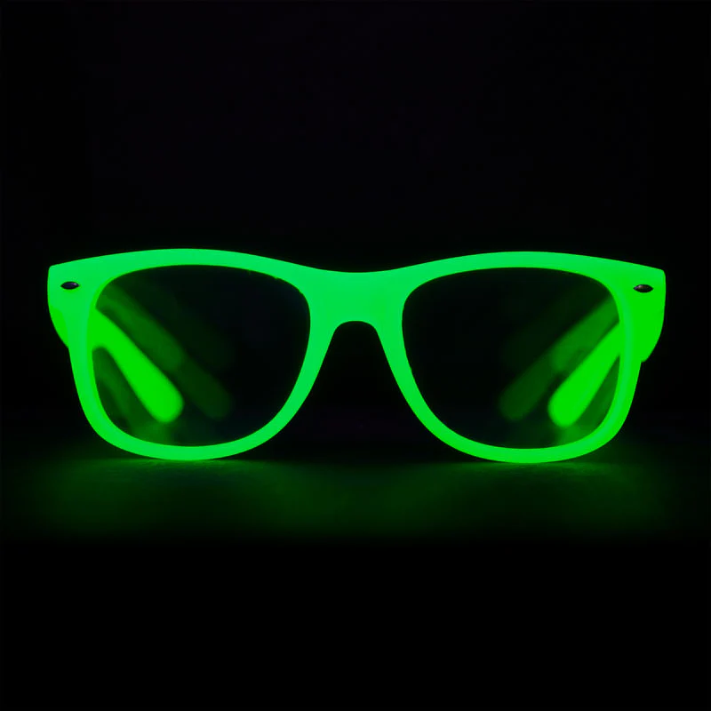 UV Reactive Green Diffraction Glasses - Image 2