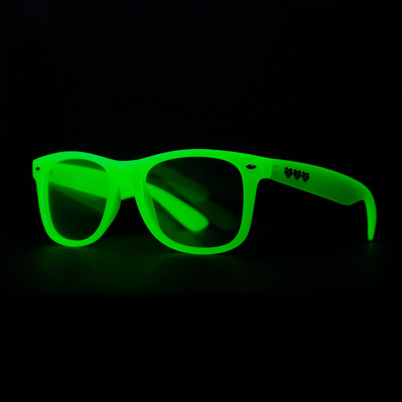 UV Reactive Green Diffraction Glasses - Image 4
