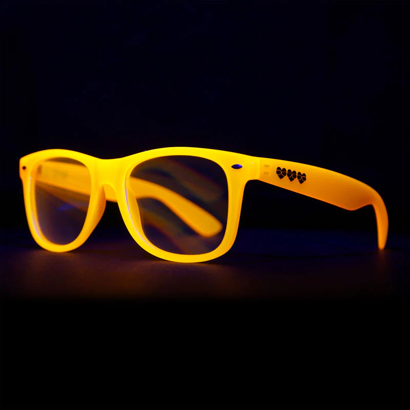 UV Reactive Orange Diffraction Glasses - Image 4