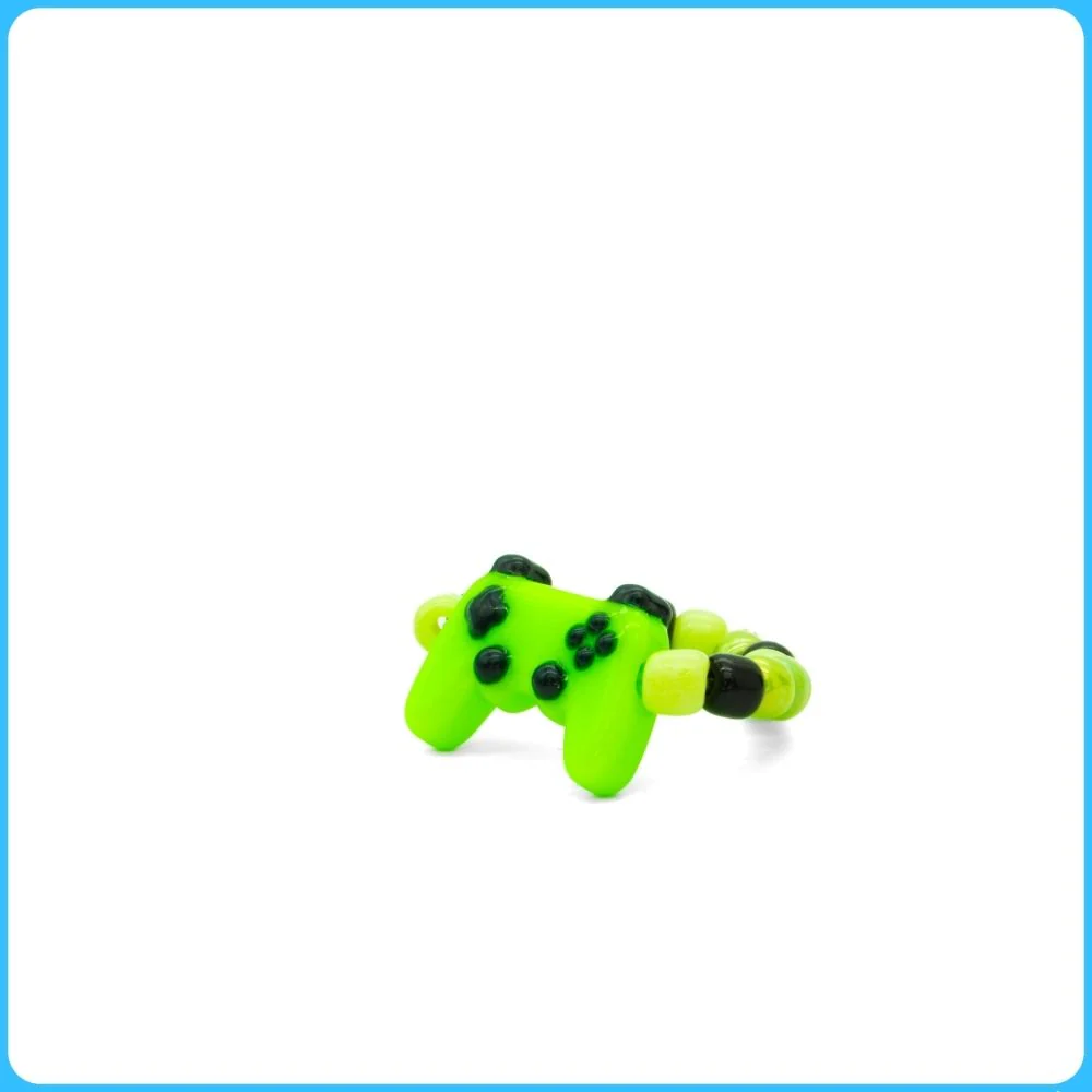 Green Classic Controller Kandi Ring & Bracelet - 2/Pack - Image 3