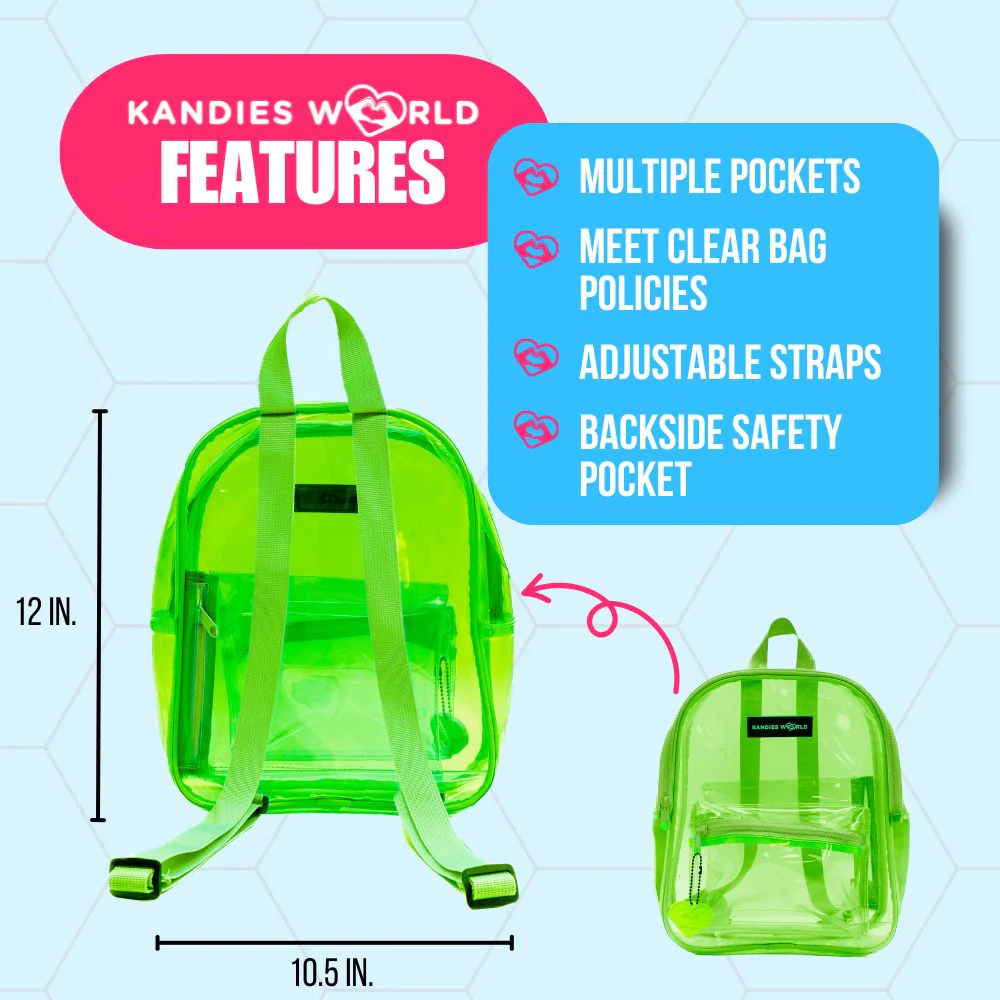 Green Clear Backpack - Image 2