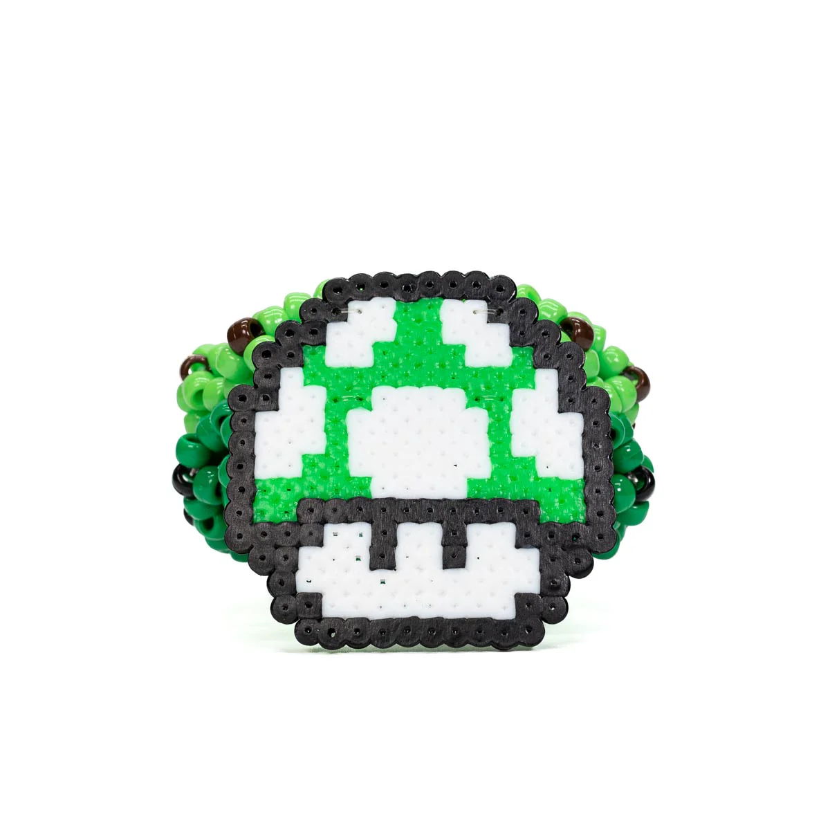Green Super Mario Kandi Cuff Bracelet - Image 2