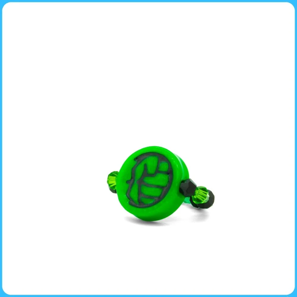 Hulk Kandi Ring & Bracelet - 2/Pack - Image 3