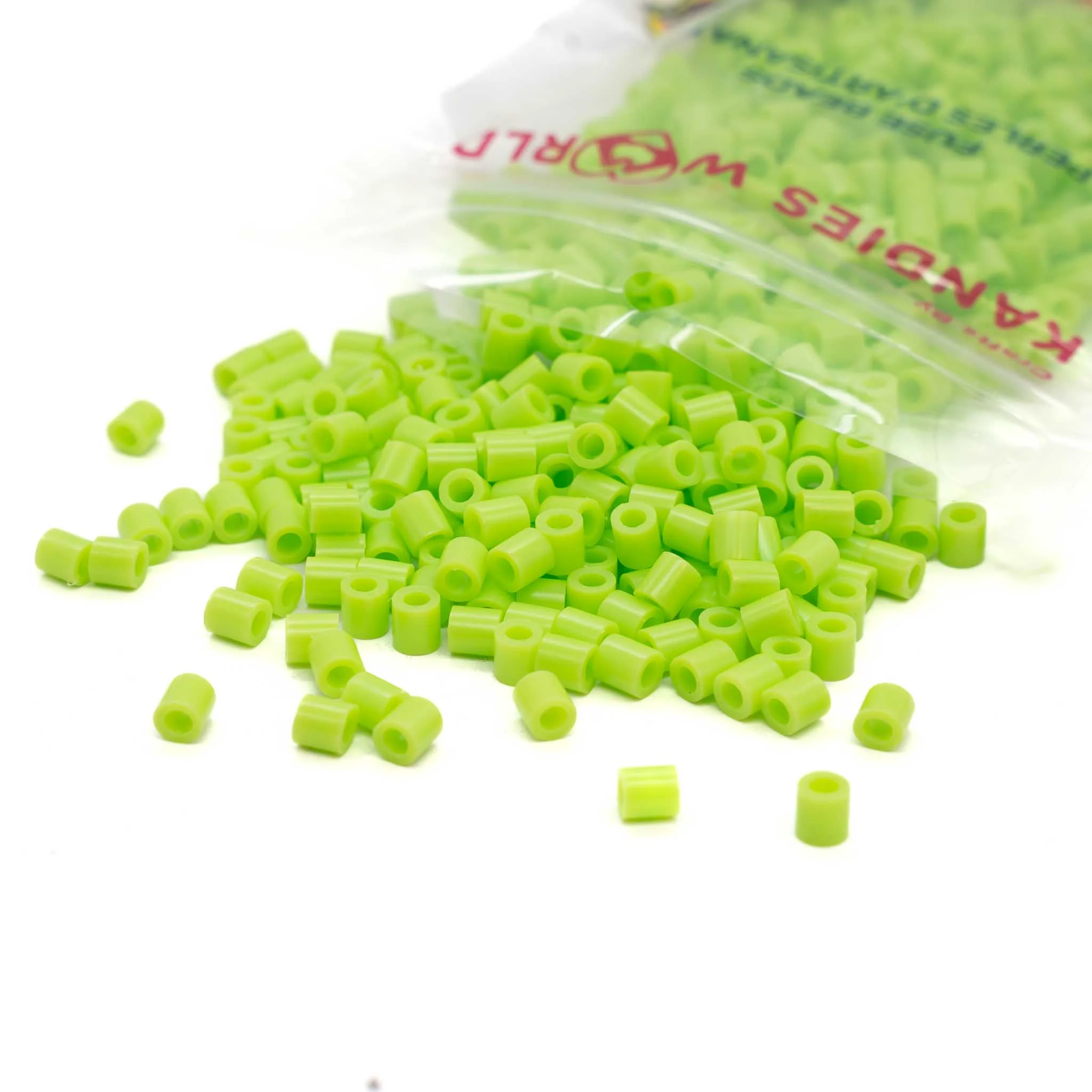 Lime Green Fuse Beads - 5mm - 1000/Pack - Image 2