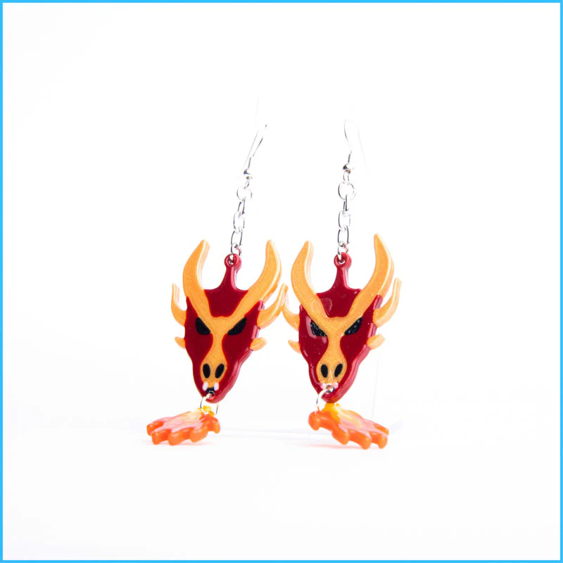 Limited Edition Forbidden Collection | Kandies World x NBKITTIEKAT Dragon Bundle in Silver | Necklace and Earrings set - Image 3