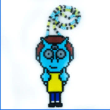 FU Yellow TV Cartoon - (L) Perler - Image 3