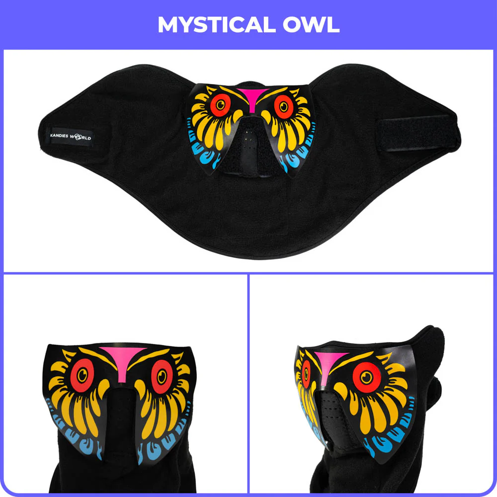 Mystical Owl | LED Sound Reactive Mask - Image 3