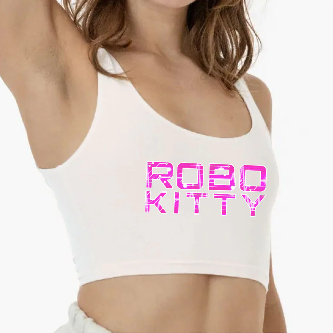 NBKittiekat Robo Kitty Sports Bra - Image 4