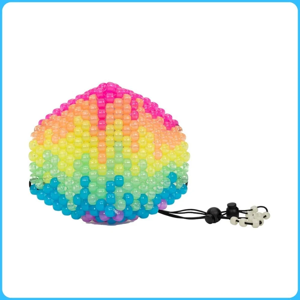 Paint Drip Glow-In-The-Dark Surgical Kandi Mask - Image 5