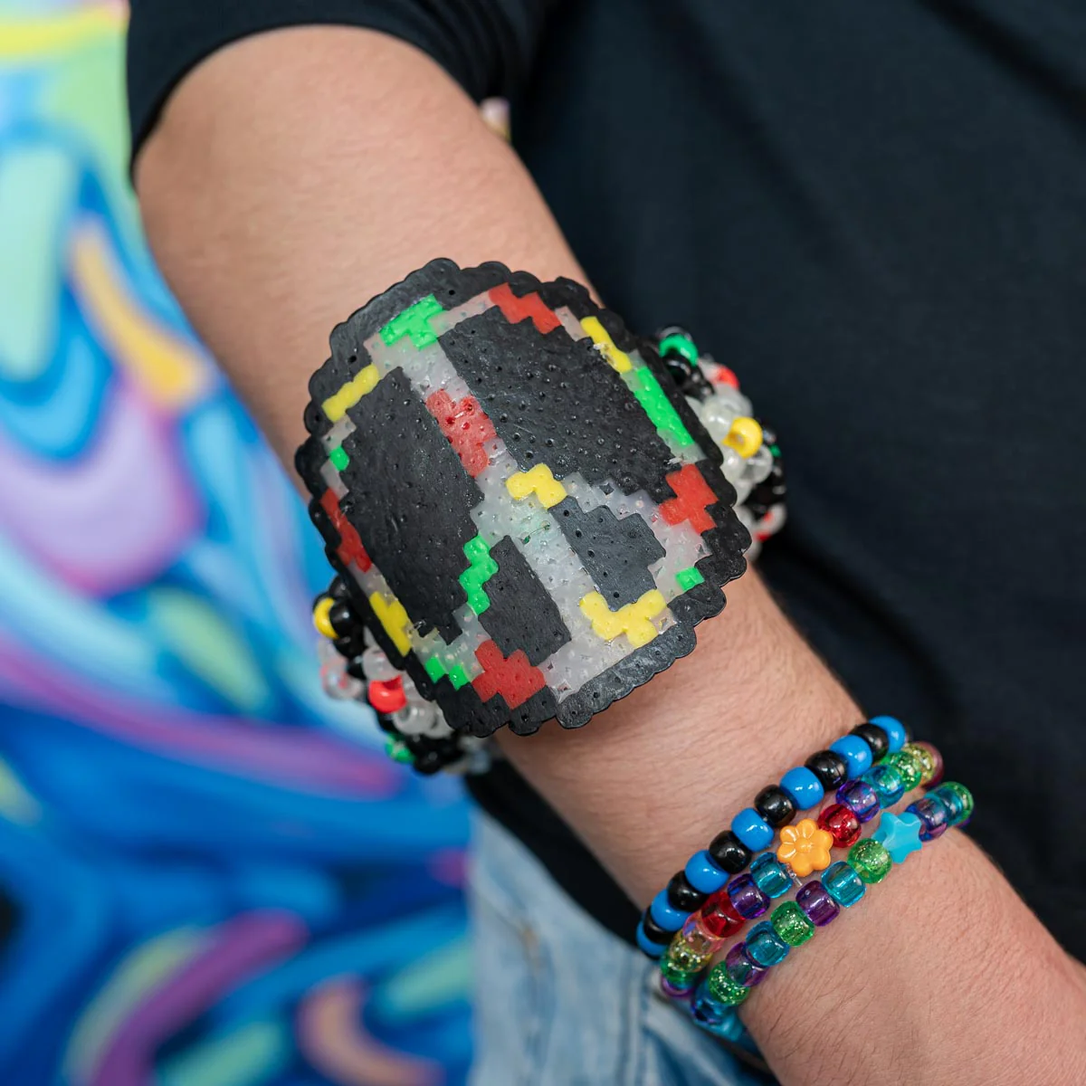 Peace Kandi Cuff Bracelet - Image 3