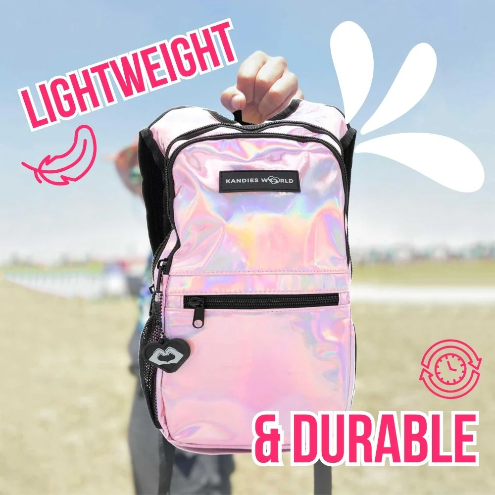 Pink Holographic Hydration Pack - Image 4