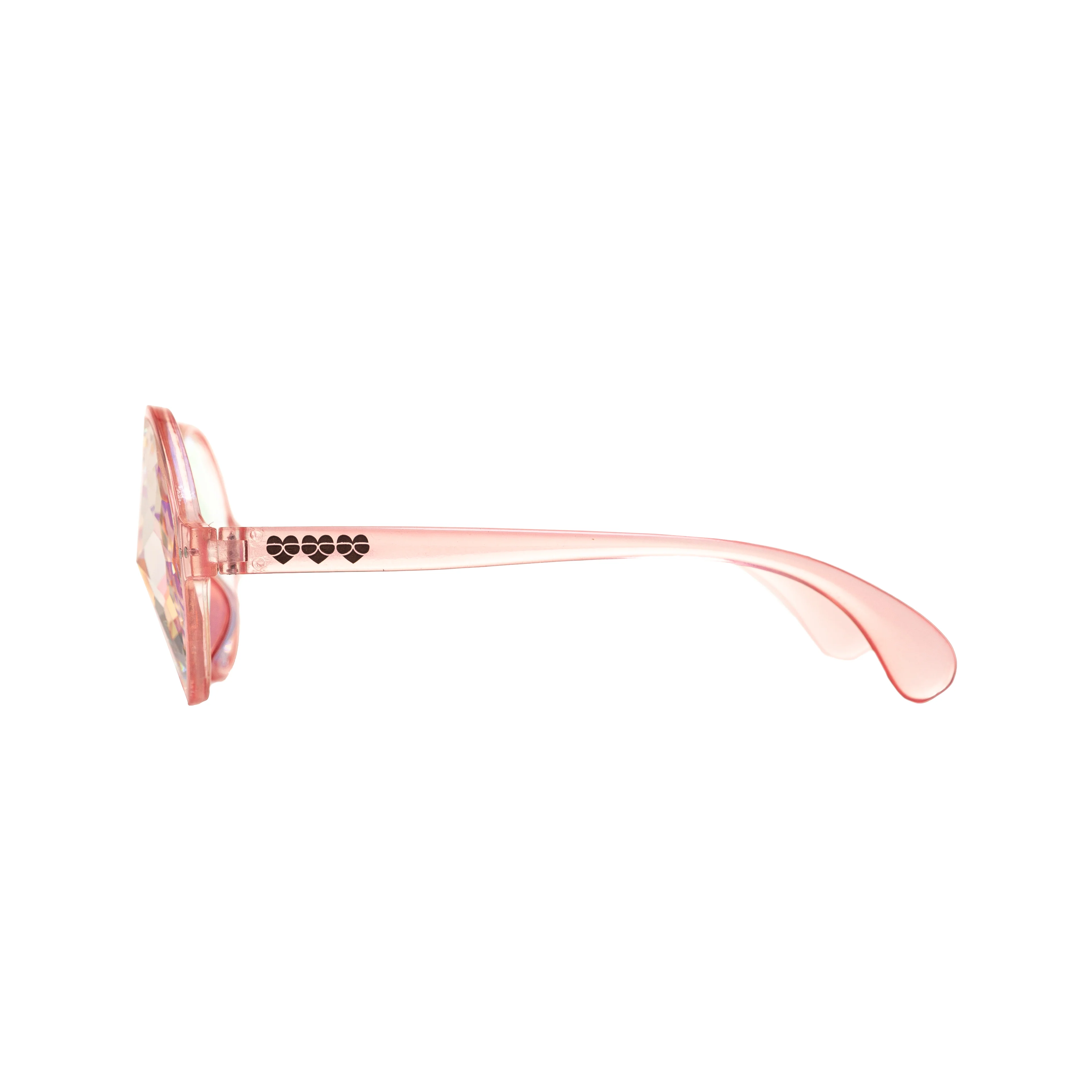 Pink Round Kaleidoscope Glasses - Image 3