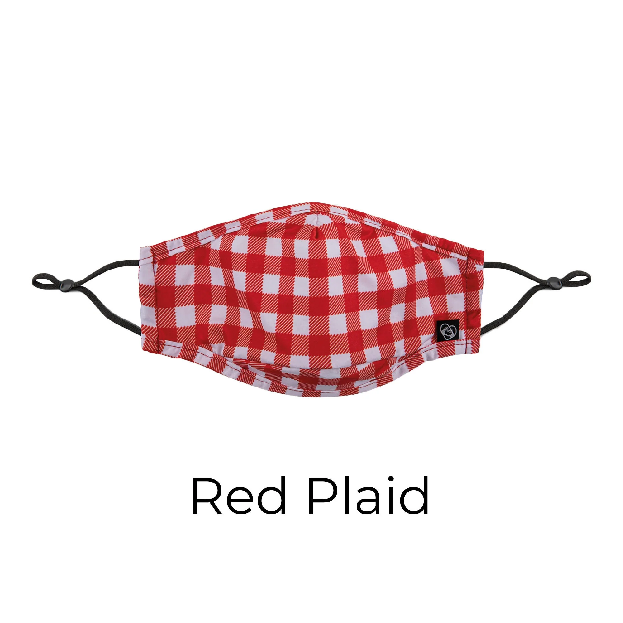Plaid Pattern Face Mask For Adults. Filter Pocket, Nose Wire, Washable, Breathable and Adjustable Face Mask. Made in USA Rave Mask - Image 4