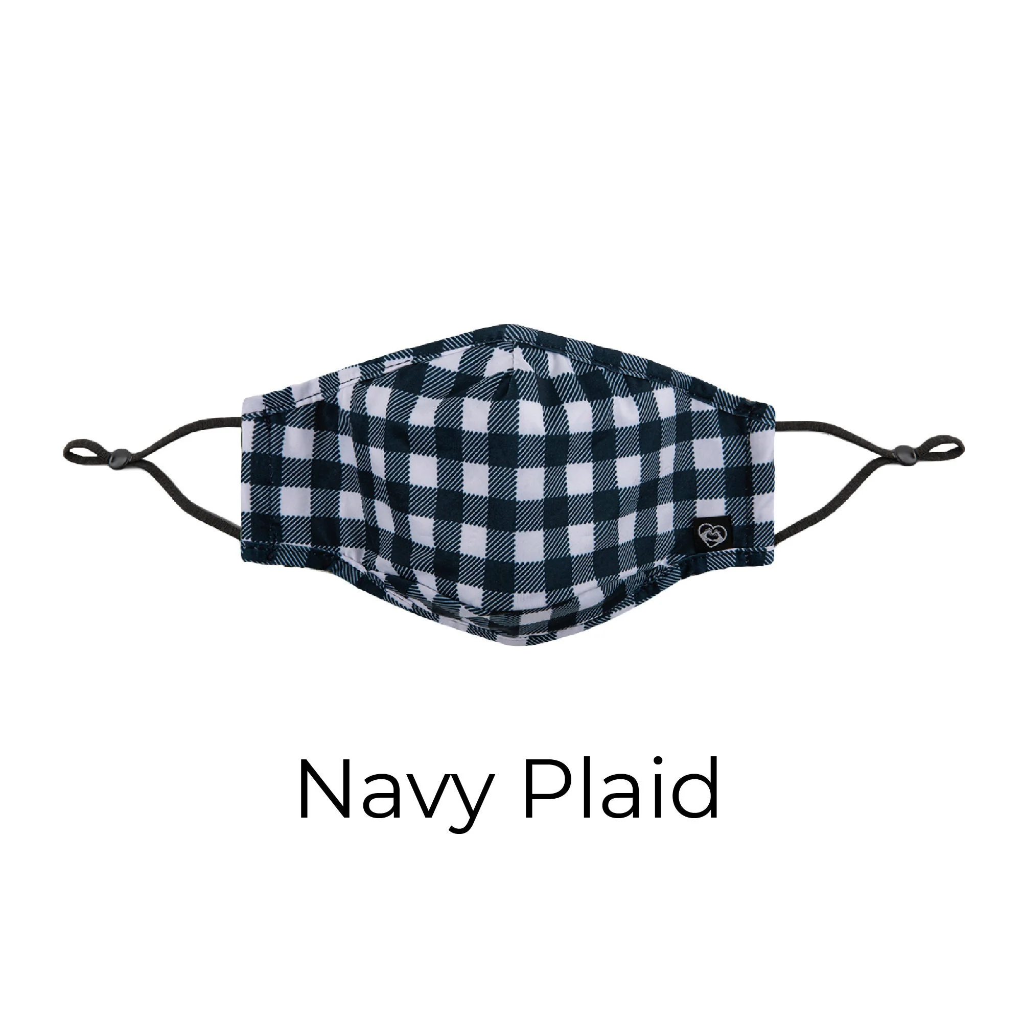 Plaid Pattern Face Mask For Adults. Filter Pocket, Nose Wire, Washable, Breathable and Adjustable Face Mask. Made in USA Rave Mask - Image 5