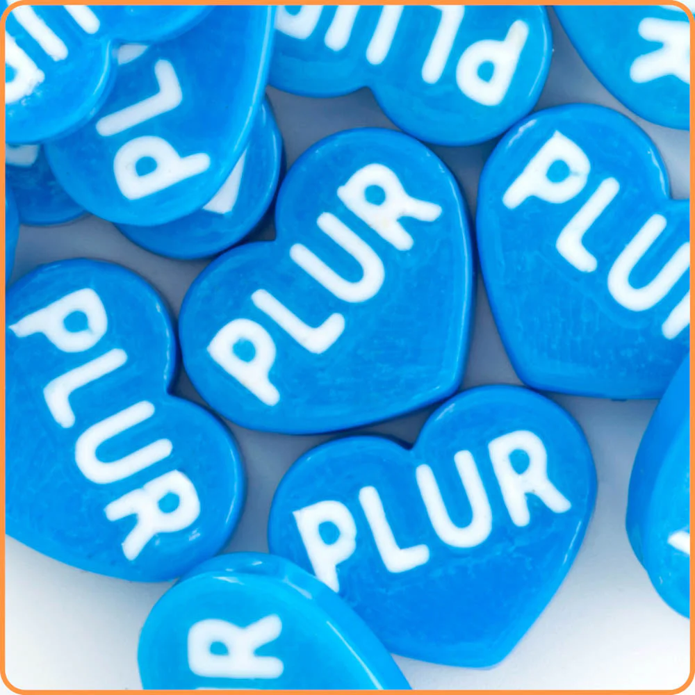 PLUR Hearts Custom Beads - Image 4