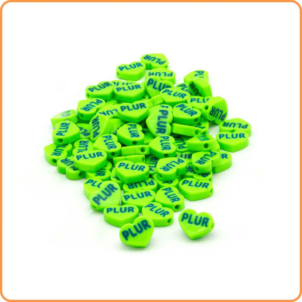 PLUR Hearts Custom Beads - Image 5