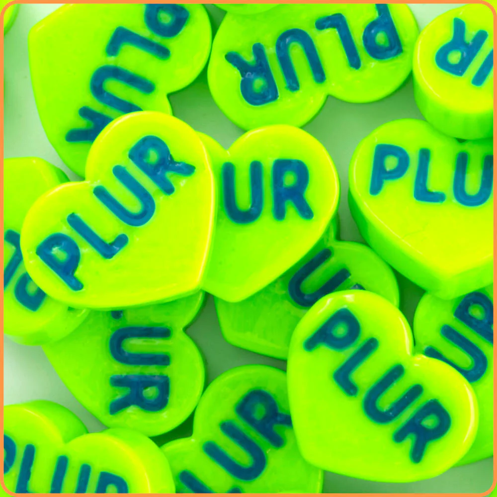PLUR Hearts Custom Beads - Image 6