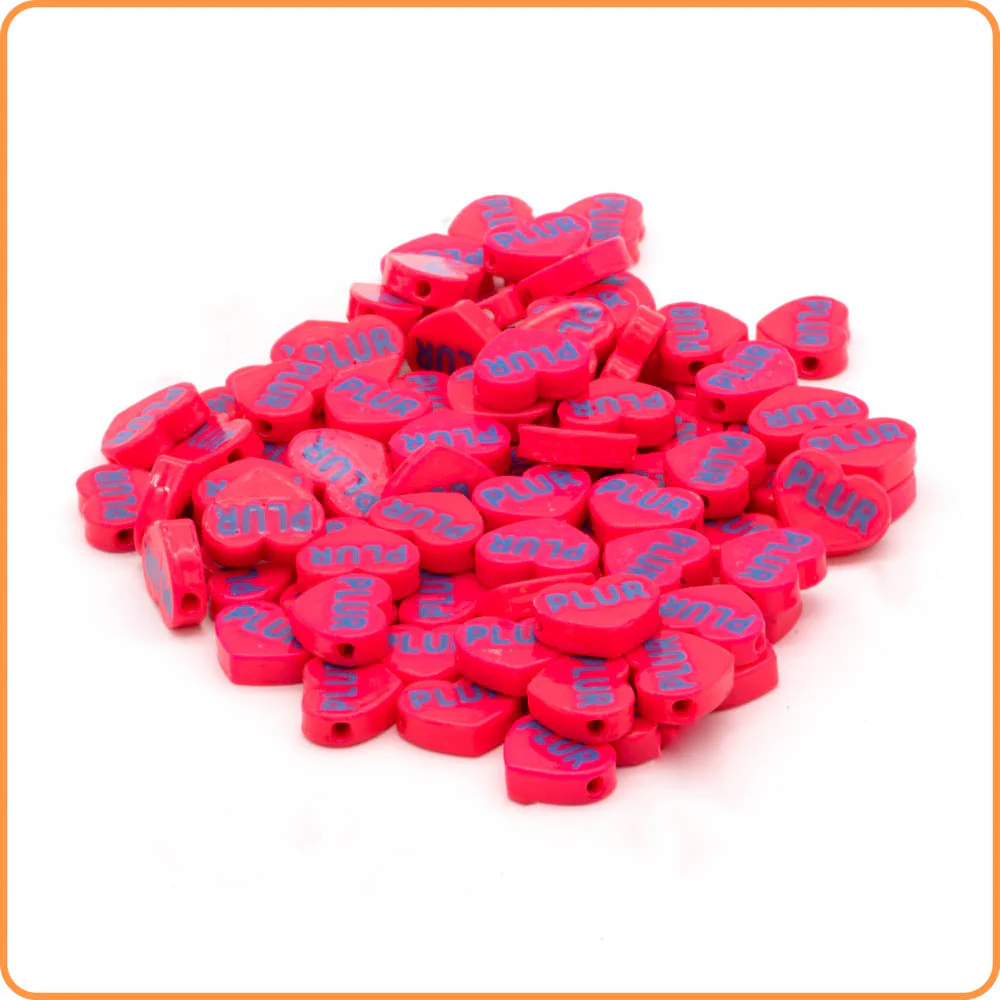 PLUR Hearts Custom Beads - Image 7