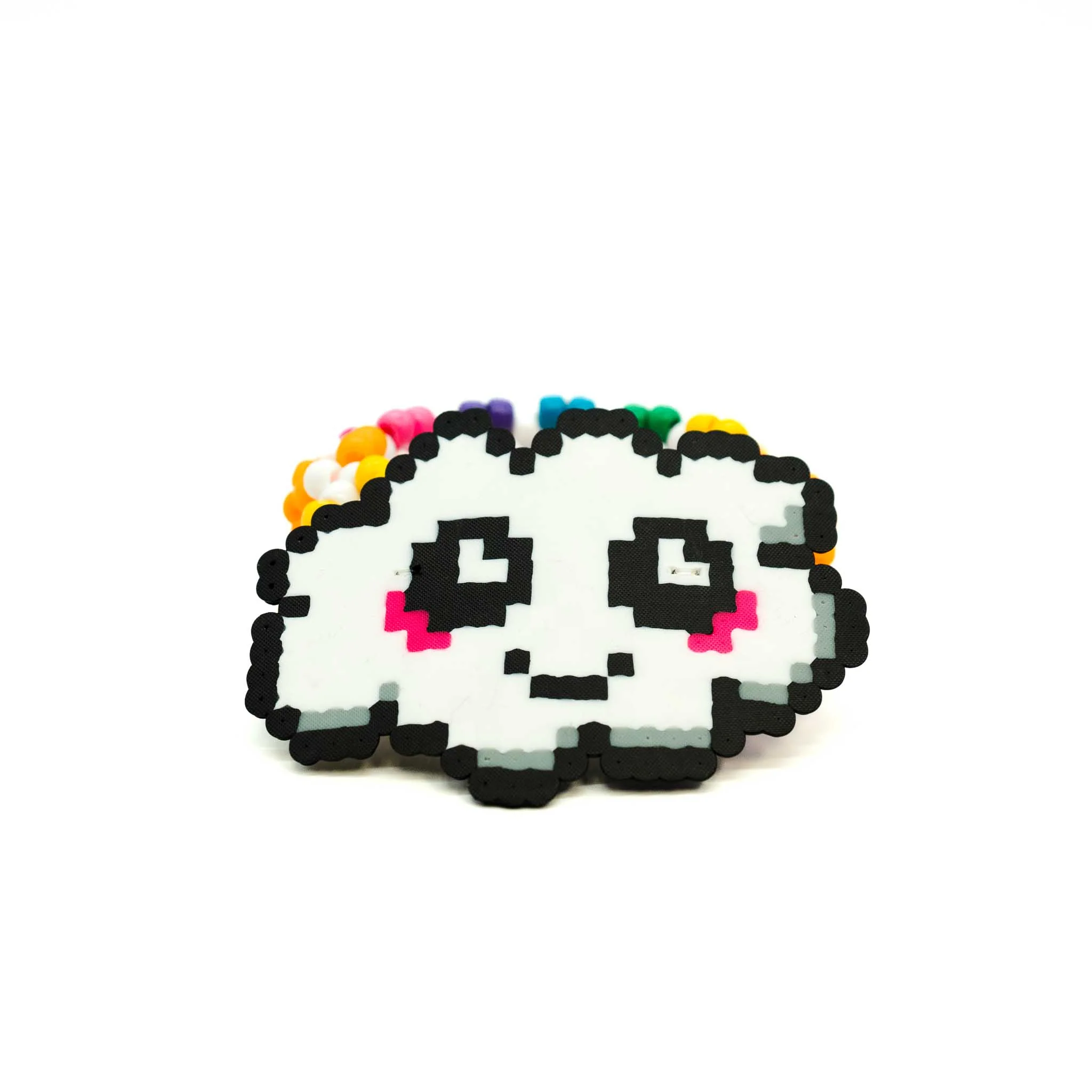 Okeechobee Festival x Kandies World - Rainbow Cloud Kandi Cuff - Image 2