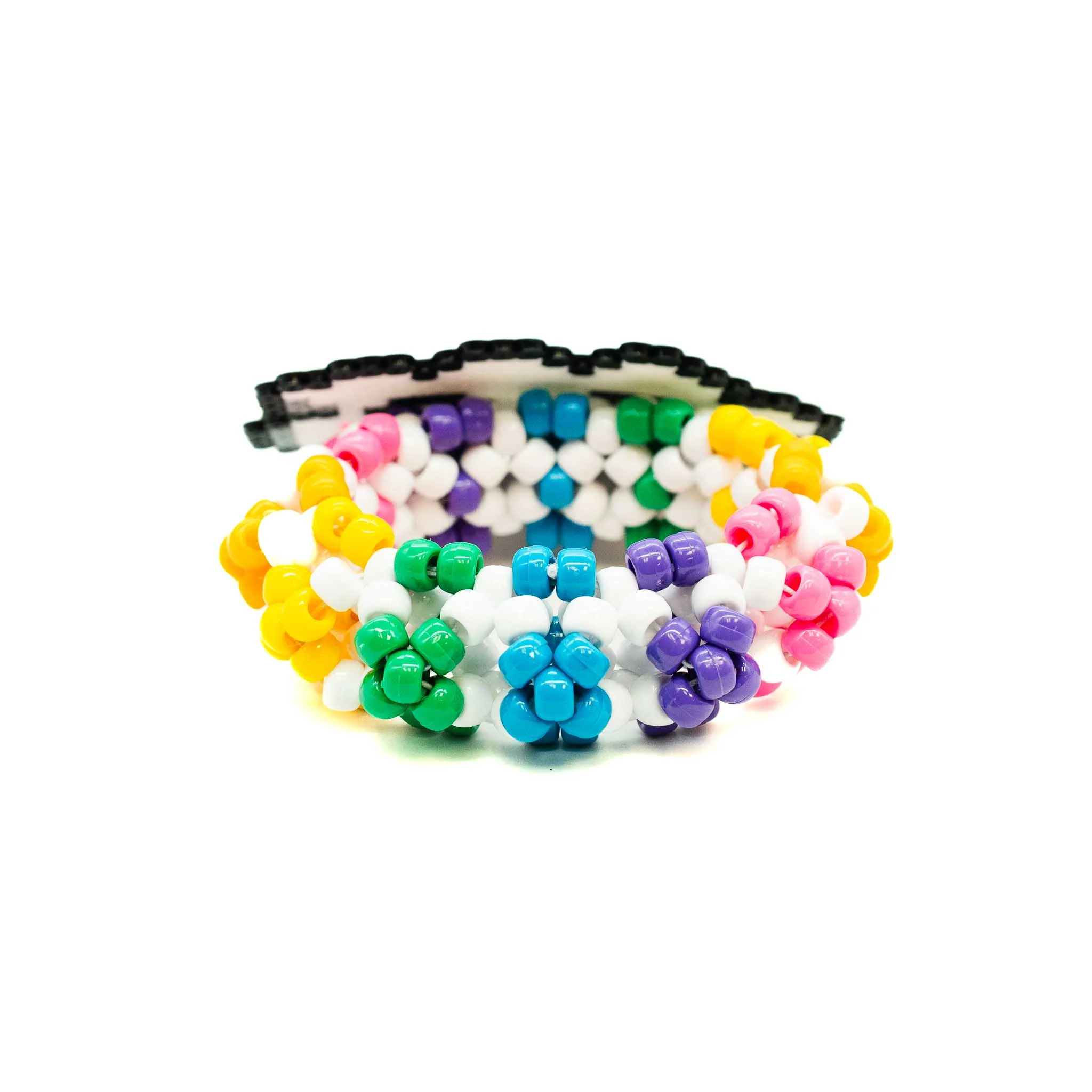 Okeechobee Festival x Kandies World - Rainbow Cloud Kandi Cuff - Image 3