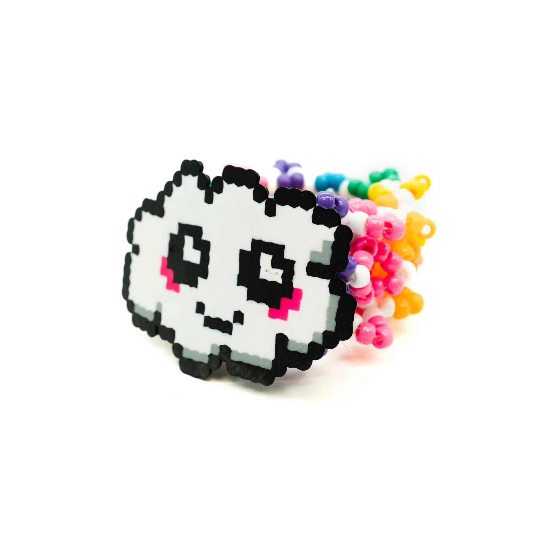 Okeechobee Festival x Kandies World - Rainbow Cloud Kandi Cuff - Image 4