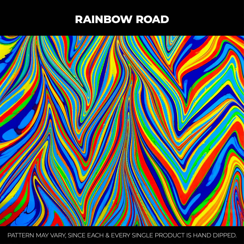 Rainbow Road RGB Hydro-Dipped Fanny Pack - Image 3