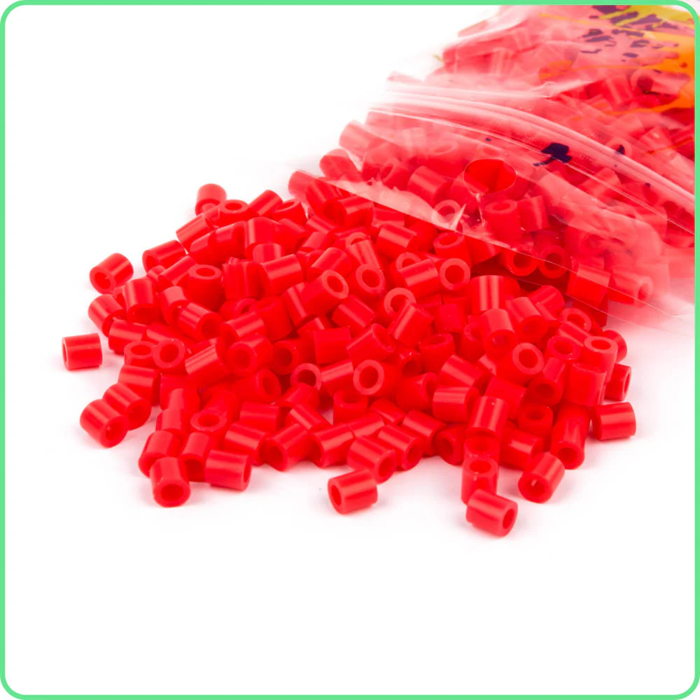 Red Fuse Beads - 5mm - 1000/Pack - Image 2