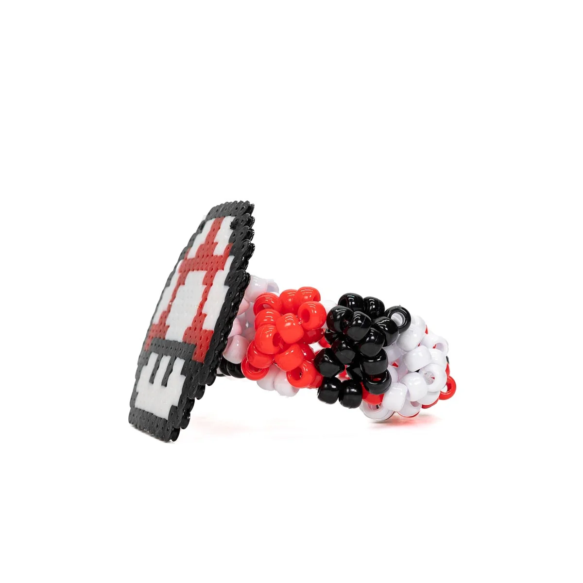 Red Super Mario Kandi Cuff Bracelet - Image 4