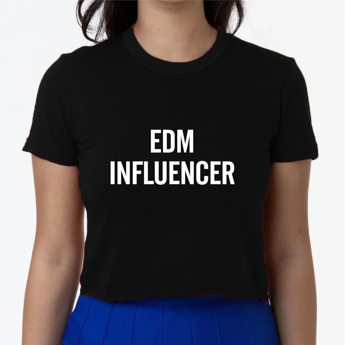 Shazam EDM Influencer Crop Top - Image 2