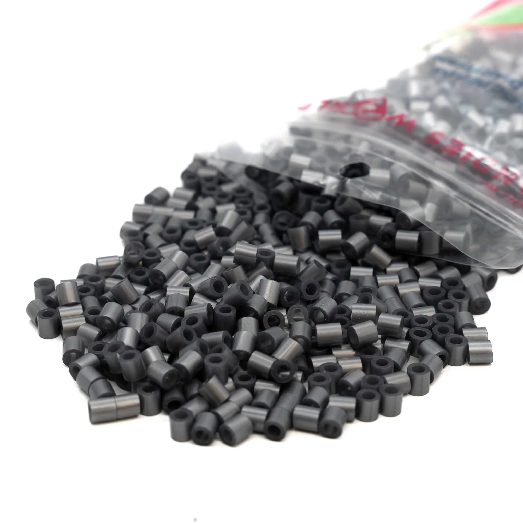 Shiny Silver Grey Fuse Beads - 5mm - 1000/Pack - Image 2