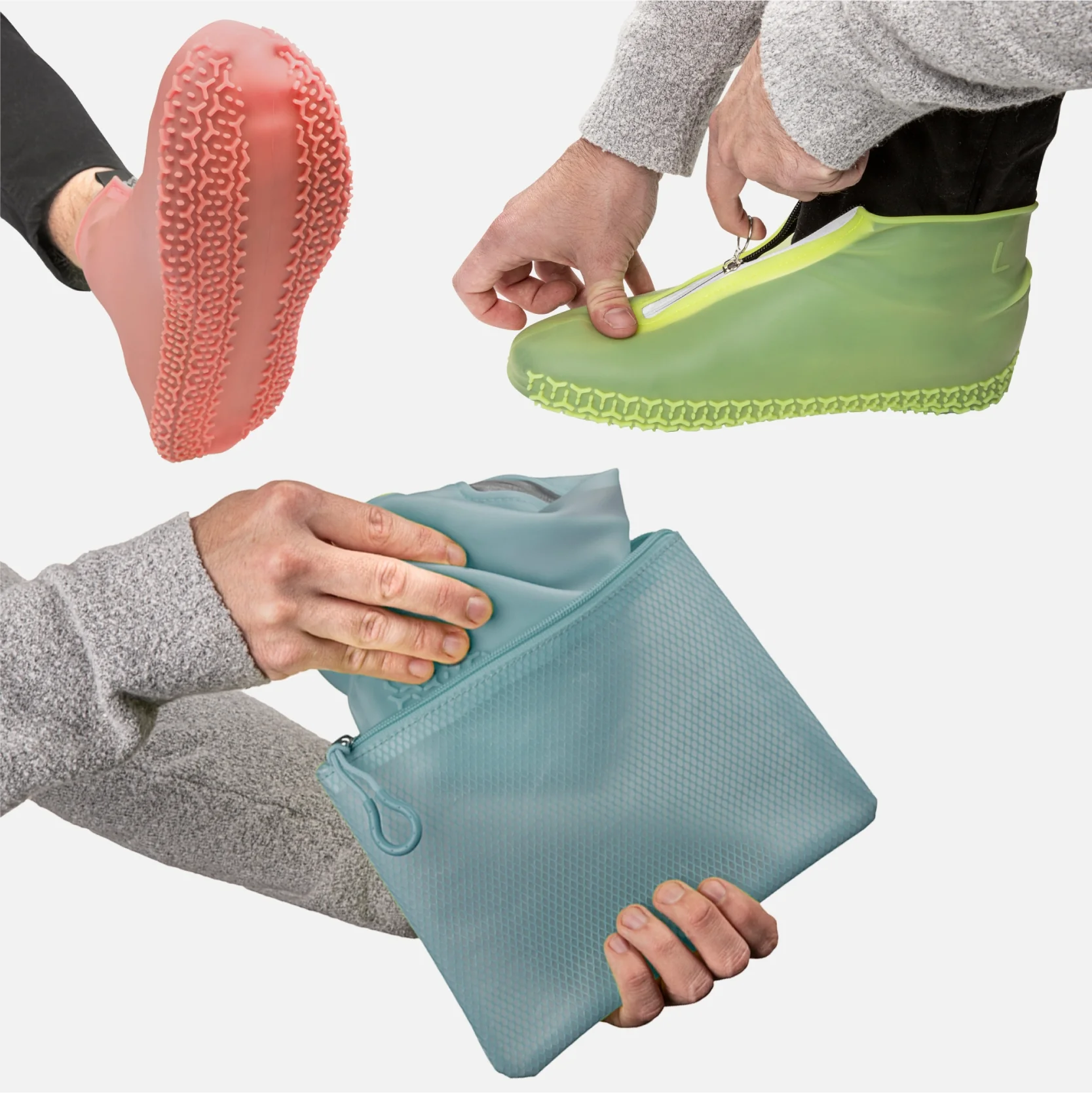 Shoe Covers - Premium Quality, WaterProof Silicone, Durable, Reusable and Ultra Elastic. Non-Slip, Flexible and Easy To Clean. 5 Colours - Image 3