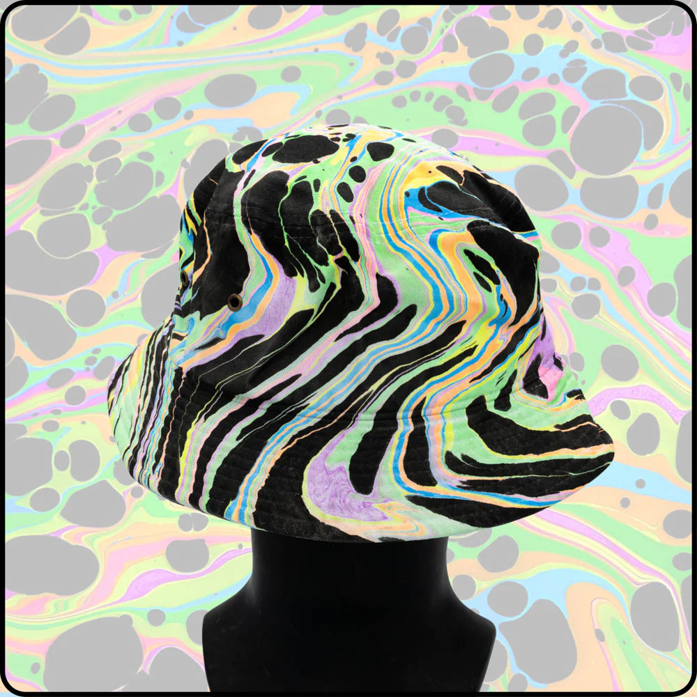 Space Spiders UV Hydro-Dipped Bucket Hat - Image 5