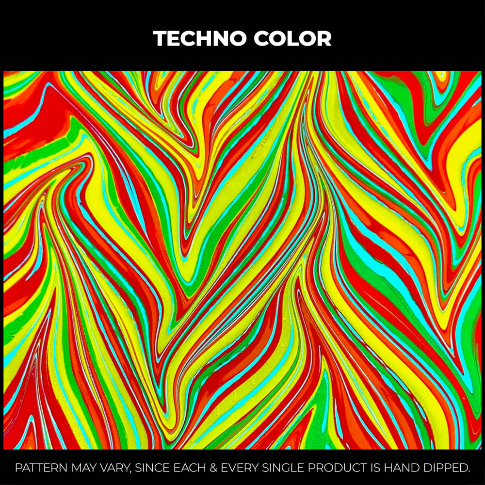 Techno Color RGB Hydro-Dipped Bucket Hat - Image 4